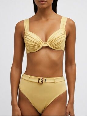 WeWoreWhat Claudia Bikini Top + Emily Bottoms SET in Desert